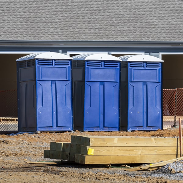 can i customize the exterior of the portable toilets with my event logo or branding in Thackerville